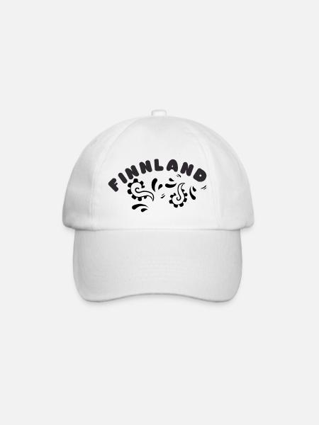 Finlandia - Cappello con visiera - bianco/bianco