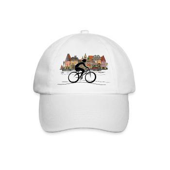 Cycliste - Casquette classique - blanc/blanc - Devant