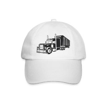 Truck truck - Baseball Cap - white/white - Front