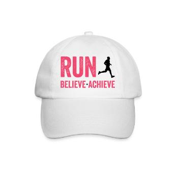 Marathon - Courir. Croire. Accomplir. - Casquette classique - blanc/blanc - Devant