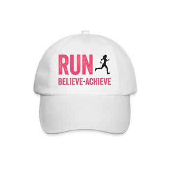 Marathon - Courir. Croire. Accomplir. - Casquette classique - blanc/blanc - Devant