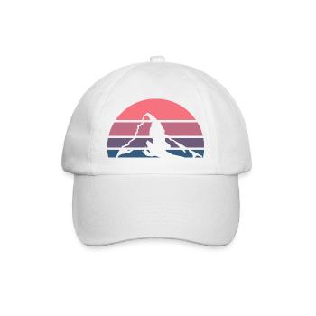 Sunset Matterhorn - Baseball Cap - white/white - Front