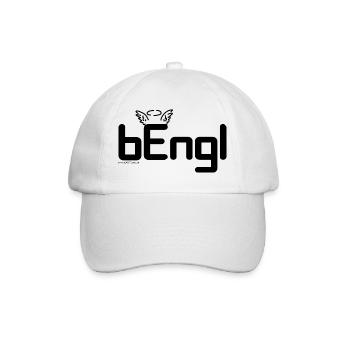 bEngl - Bengel, Wortwitz, Österreichischer Dialekt - Baseballkappe - Weiß/Weiß - Vorne