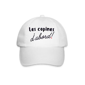 Les Copines D'abord - Casquette classique - blanc/blanc - Devant
