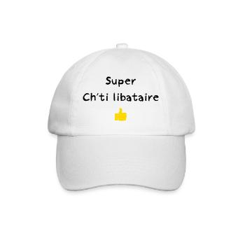 Ch'til ibataire shirt pour célibataire - Casquette classique - blanc/blanc - Devant