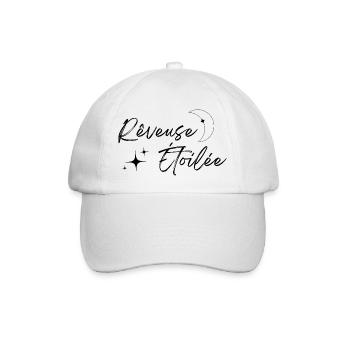 Rêveuse étoilée - Casquette classique - blanc/blanc - Devant