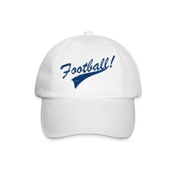 Vintage football - Baseball Cap - white/white - Front