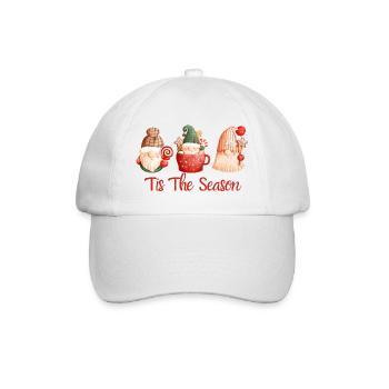 c’est la saison. Joyeux Noël - Casquette classique - blanc/blanc - Devant