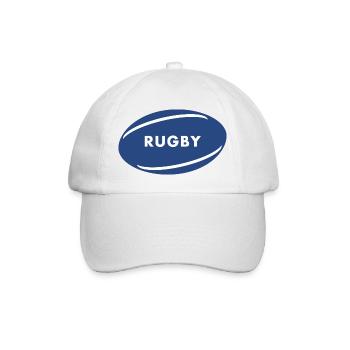 RUGBY - Baseballkappe - Weiß/Weiß - Vorne