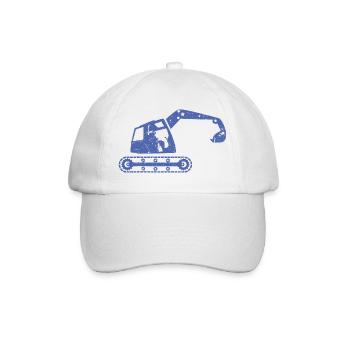 Excavatrice Opérateur d’excavatrice Opérateur d’équipement de construction - Casquette classique - blanc/blanc - Devant
