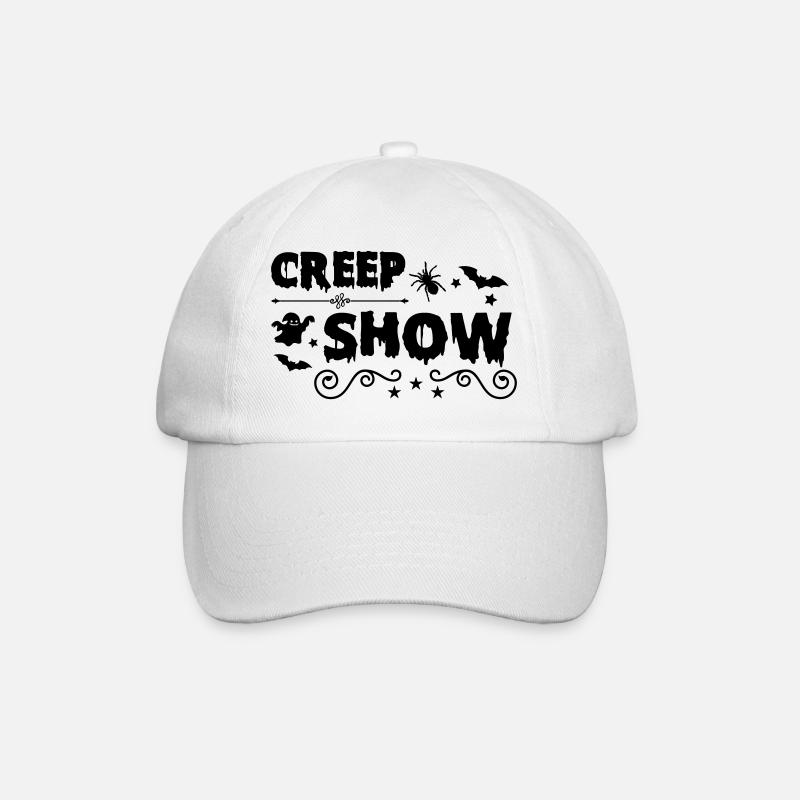 Spectacle de creep - Casquette classique - blanc/blanc