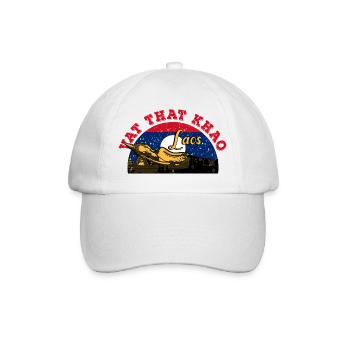 Laos Lao Laotien drapeau Temple Lao I cadeau - Casquette classique - blanc/blanc - Devant