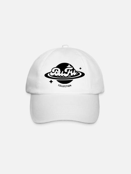 Bufu Planet - Baseballkappe - Weiß/Weiß