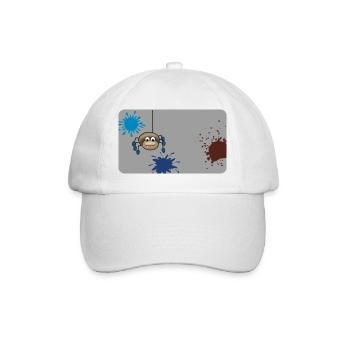 Éclaboussure de couleur Monster Spider Grey - Casquette classique - blanc/blanc - Devant