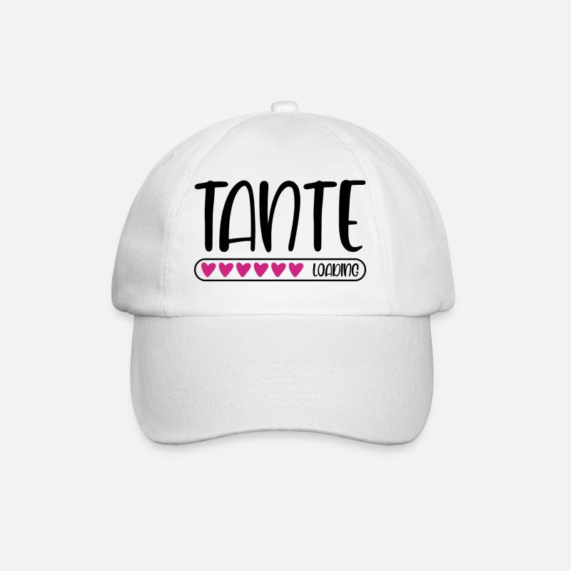 Tante loading - Baseballkappe - Weiß/Weiß