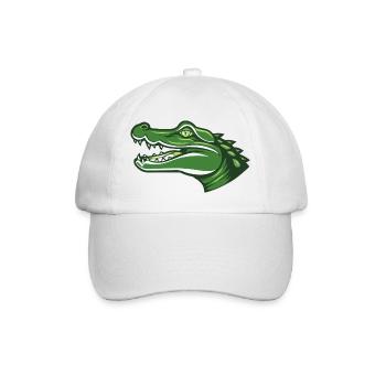 Paul das Krokodil - Baseballkappe - Weiß/Weiß - Vorne