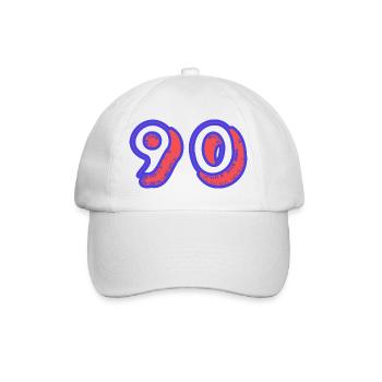 90. 90 YEARS. 90TH ANNIVERSARY. 90TH ANNIVERSARY. - Baseball Cap - white/white - Front