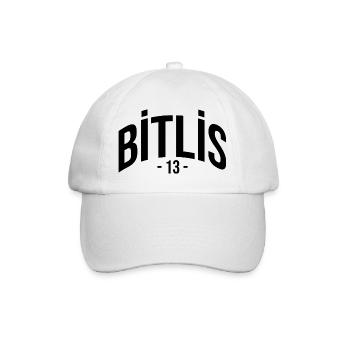 Bitlis 13 Türkei Urlaub Türk Turkiye Geschenk - Baseballkappe - Weiß/Weiß - Vorne