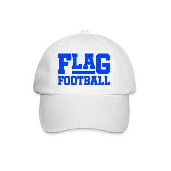 Flag Football Players Players - Baseball Cap - white/white - Front