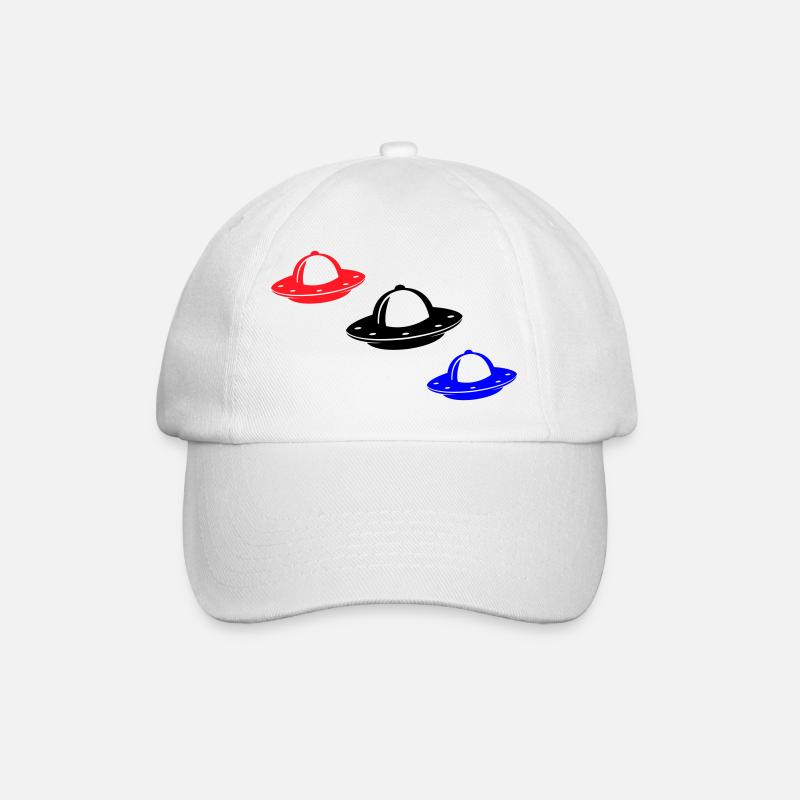 ufos - Baseballkappe - Weiß/Weiß