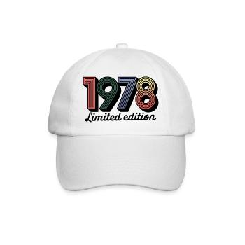 Vintage 1978 limited edition - Baseball Cap - white/white - Front