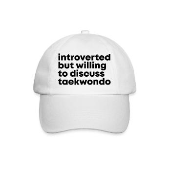 Taekwondo - Baseball Cap - white/white - Front