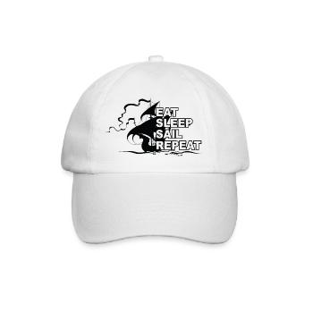 Voile, sports nautiques, vent - Casquette classique - blanc/blanc - Devant