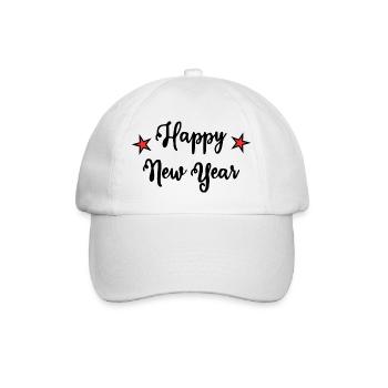 HAPPY NEW YEAR. NEW YEAR'S EVE. NEW YEAR - Baseball Cap - white/white - Front