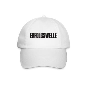 Erfolgswelle Erfolg für Gründer Unternehmer - Baseballkappe - Weiß/Weiß - Vorne
