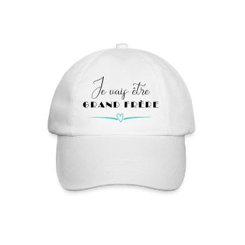 I'm going to be a big brother - Baseball Cap - white/white - Front