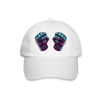 Faust Bande dessinée 2 - Casquette classique - blanc/blanc - Devant