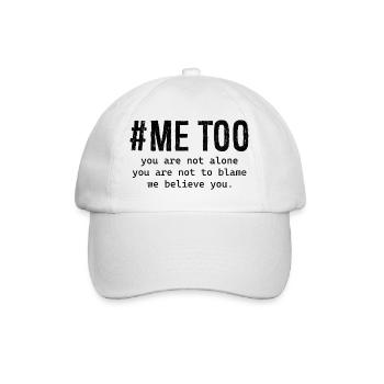 Moi aussi vous n’êtes pas seuls, vous n’êtes pas à blâmer, nous - Casquette classique - blanc/blanc - Devant