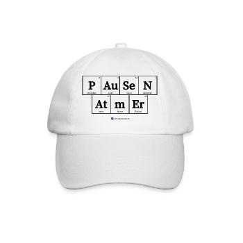 Pausen Atmer (helle Stoffe) - Baseballkappe - Weiß/Weiß - Vorne