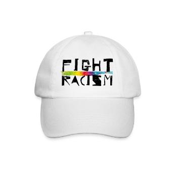 Fight Racism - Baseball Cap - white/white - Front