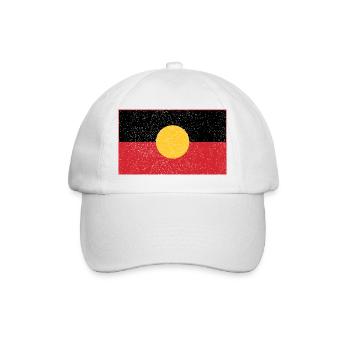 Aboriginal Australians - Baseball Cap - white/white - Front