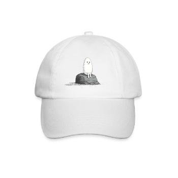 Pierre triste - Casquette classique - blanc/blanc - Devant