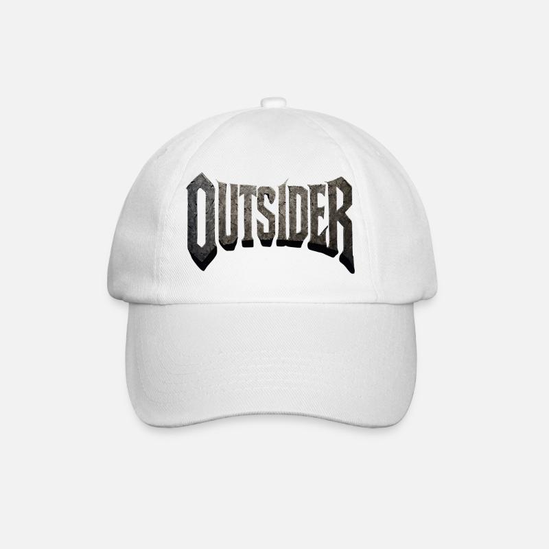 Outsider - Baseballkappe - Weiß/Weiß
