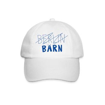 Bärn statt Berlin - Baseballkappe - Weiß/Weiß - Vorne