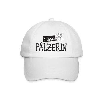 Klääni Pälzerin - Pfalz Kinderdesign Pfälzer Mädel - Baseball Cap - white/white - Front