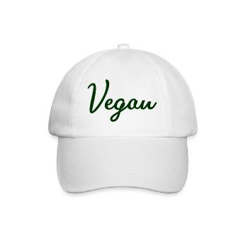 Végétalien - Veganerin - Veganer - Casquette classique - blanc/blanc - Devant
