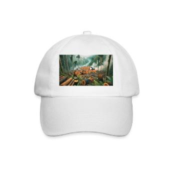 Stop Extinction : Conception de la protection des forêts - Casquette classique - blanc/blanc - Devant