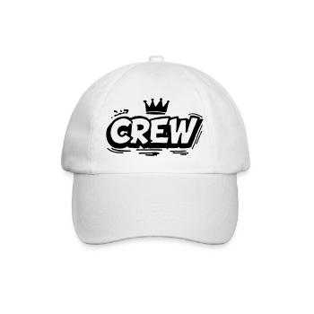 Crew Mitglied Graffiti - Baseballkappe - Weiß/Weiß - Vorne