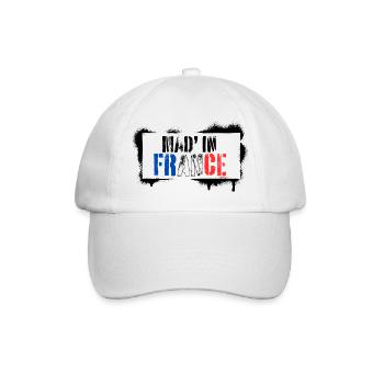 Mad in France - Casquette classique - blanc/blanc - Devant