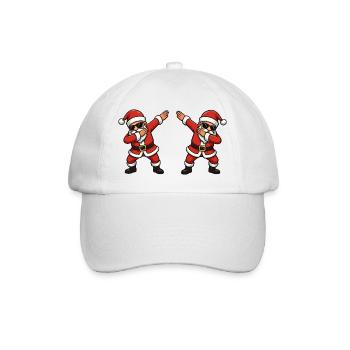 Dab Santa Doppelganger - Baseball Cap - white/white - Front