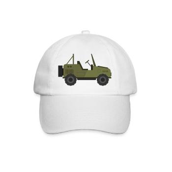 Jeep militaire - Casquette classique - blanc/blanc - Devant