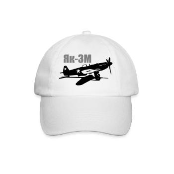 Yak-3 M - Baseballkappe - Weiß/Weiß - Vorne