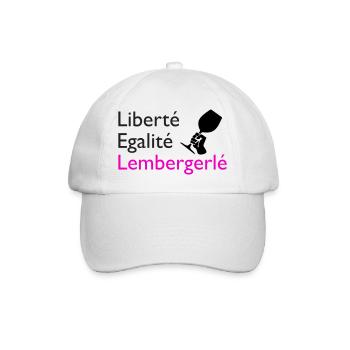 Liberté Egalité Lembergerlé - Baseballkappe - Weiß/Weiß - Vorne