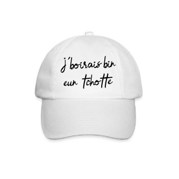 I would drink bin eun tchotte, humor chti du Nord - Baseball Cap - white/white - Front