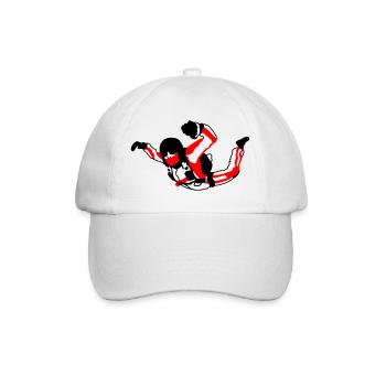 Skydiver - Baseball Cap - white/white - Front