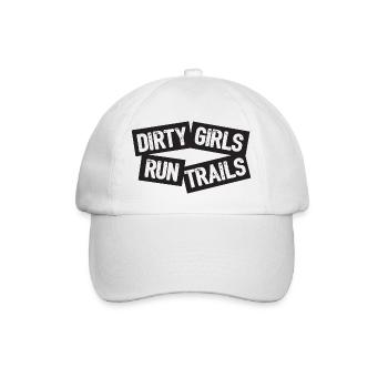 Dirty Girls Run Trails - Baseball Cap - white/white - Front